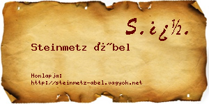 Steinmetz Ábel névjegykártya